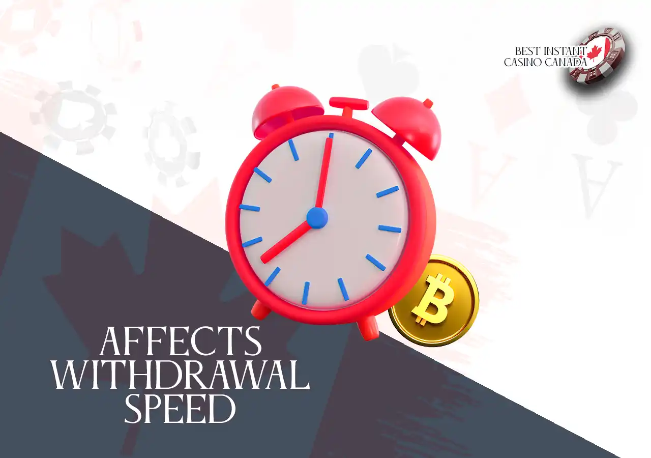 Blockchain icons and transaction speed